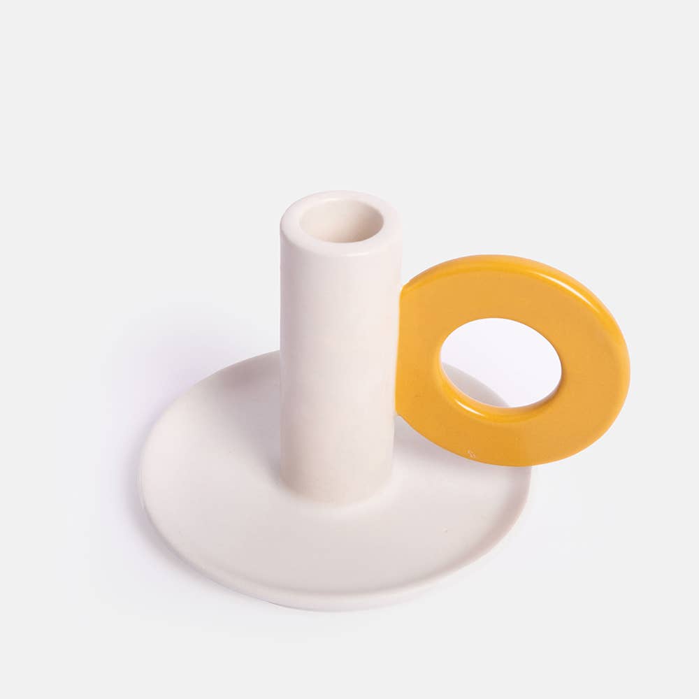 Bougeoir Cream & Mustard Loop