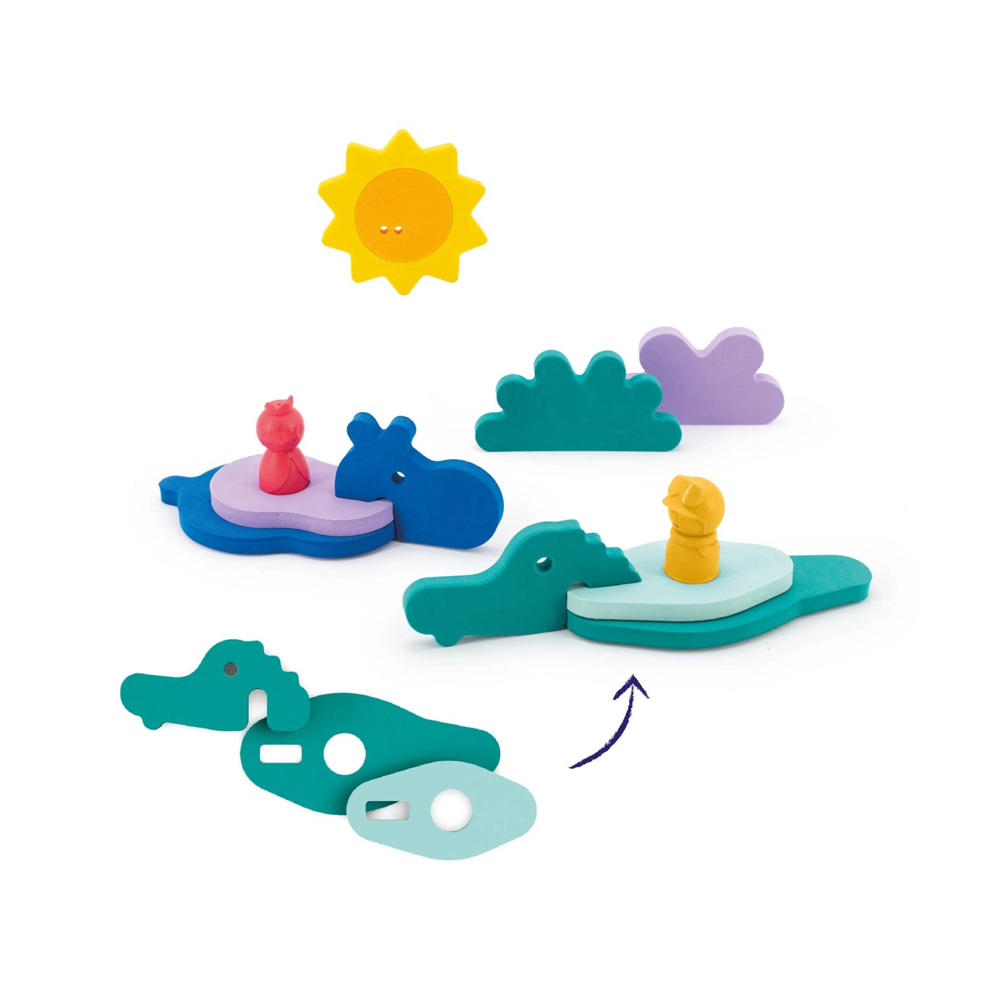 Jeu de bain - Puzzle Friends