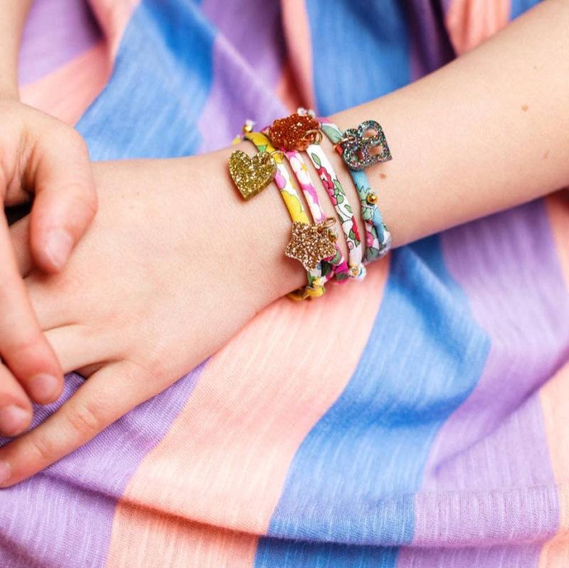 Bracelet Liberty Betsy pivoine (étoile or)