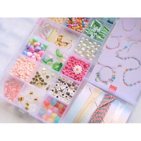 Maxi Boîte Perles Heishi - 16 couleurs