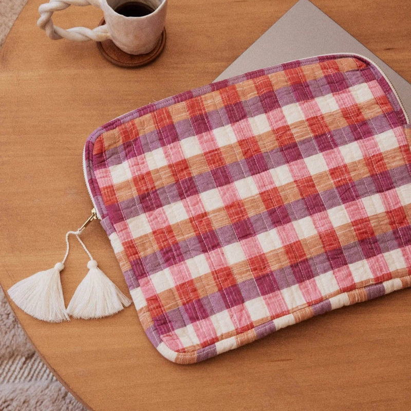 Housse Ordinateur - Hoa - Cream Sun pink st