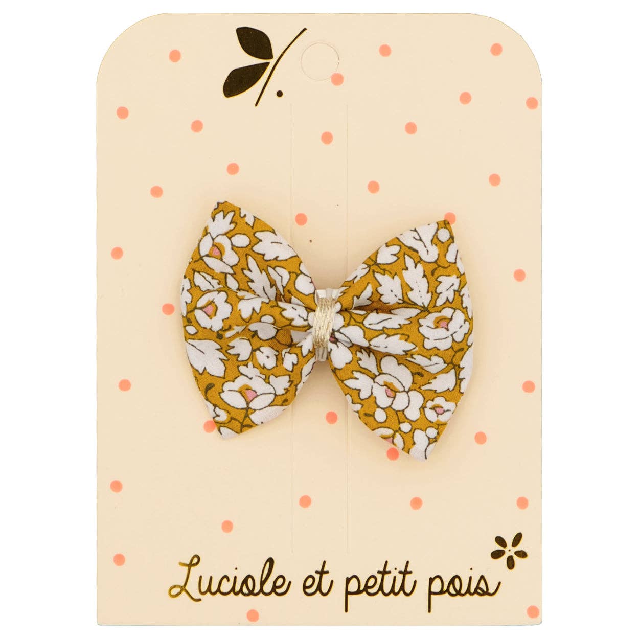 Barrette nœud ruban - Liberty Feather Meadow