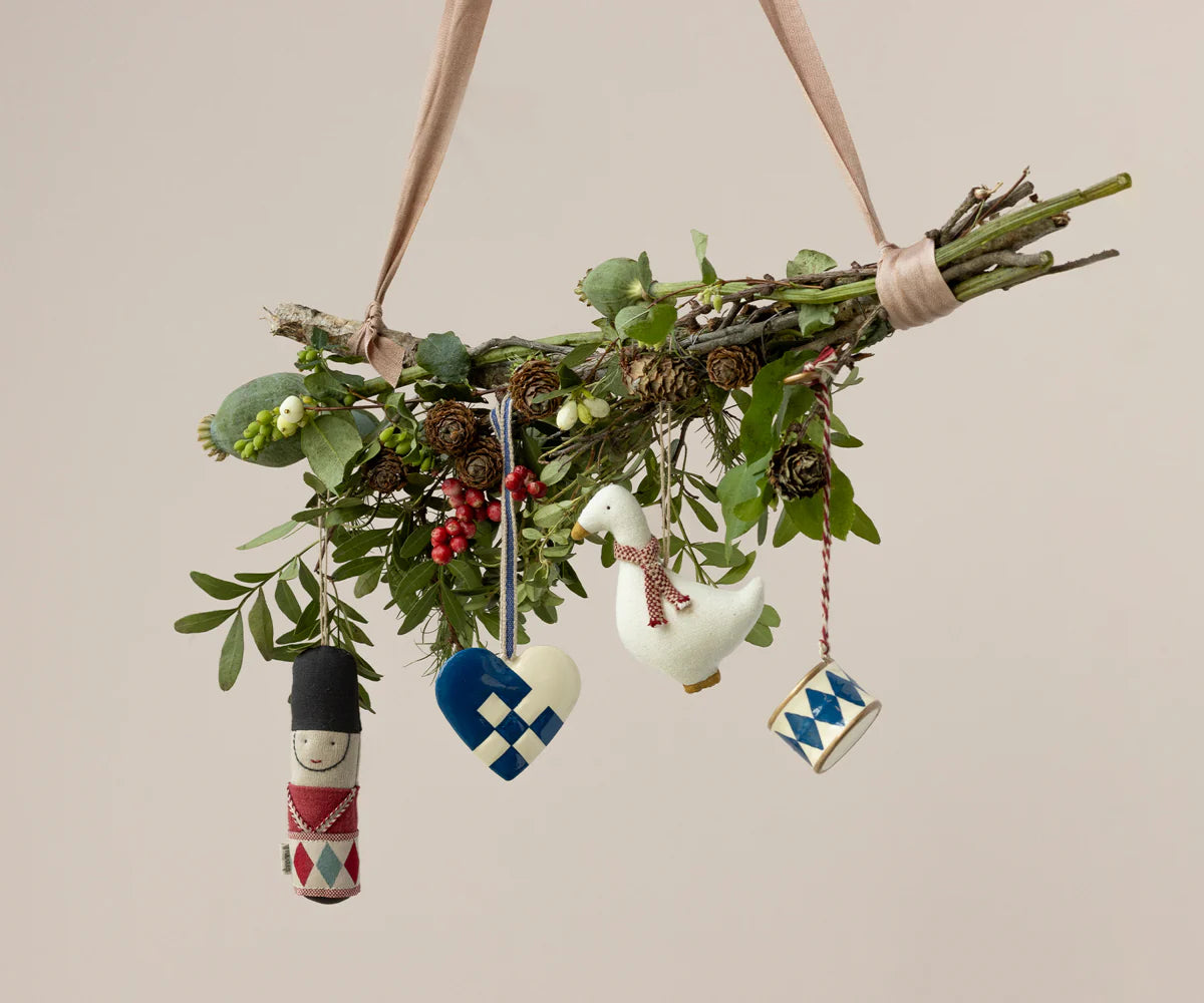 Décoration de Noël en coton