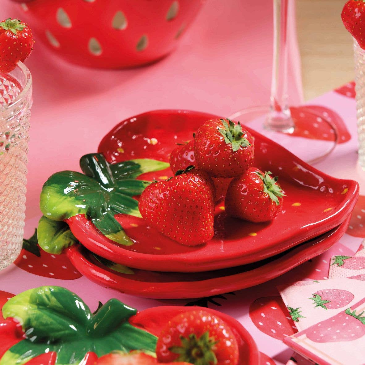 Assiette Coupelle Fraise
