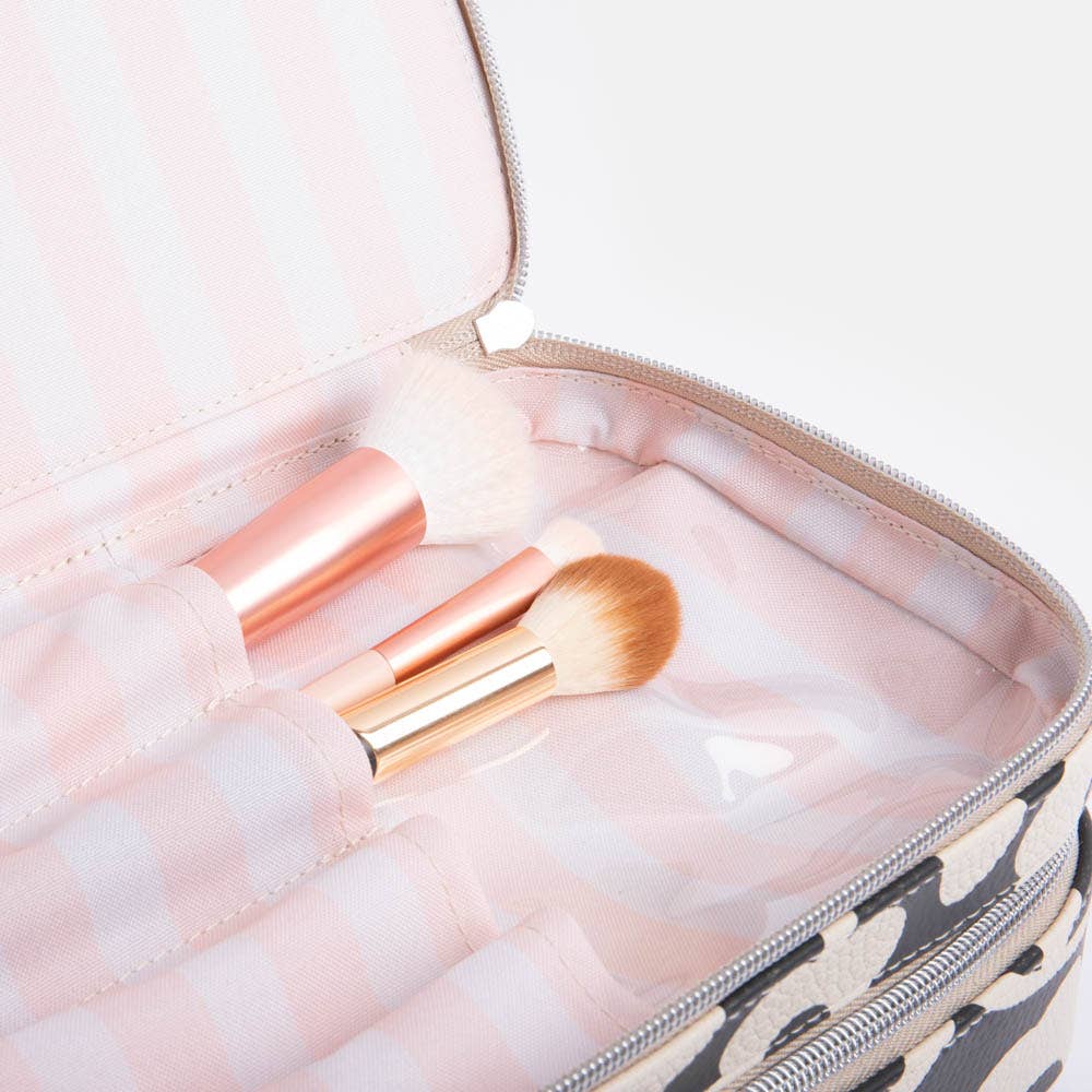Trousse de maquillage Carcoal Mono Flower