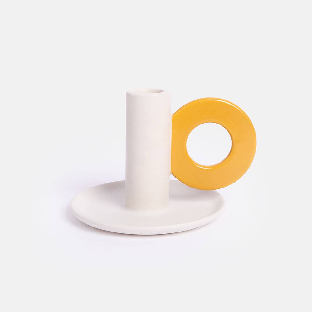 Bougeoir Cream & Mustard Loop