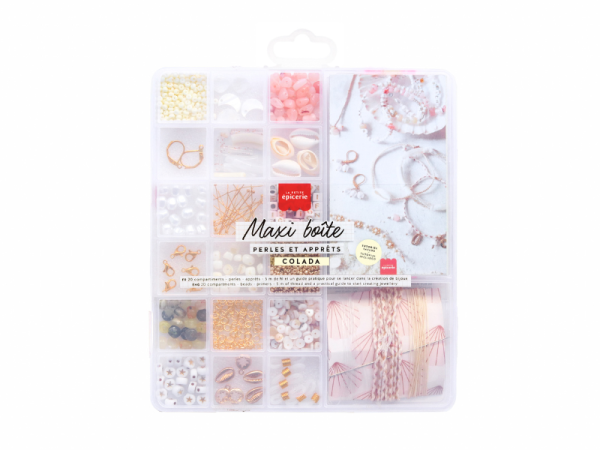Maxi Boîte Perles Heishi - 16 couleurs