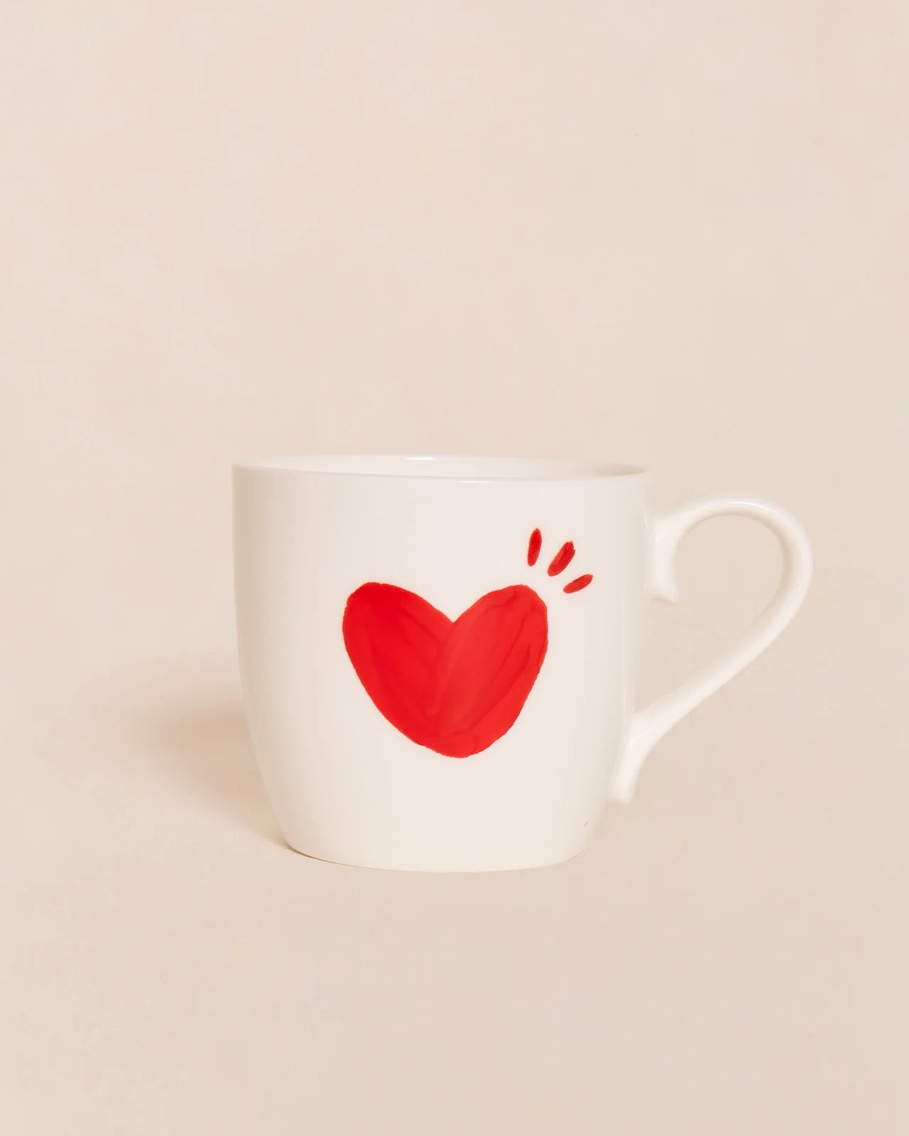 Mug Coeur en porcelaine fine