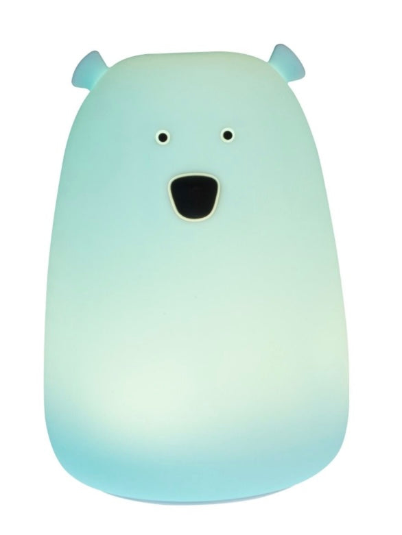 Veilleuse rechargeable - Téo Ours bleu