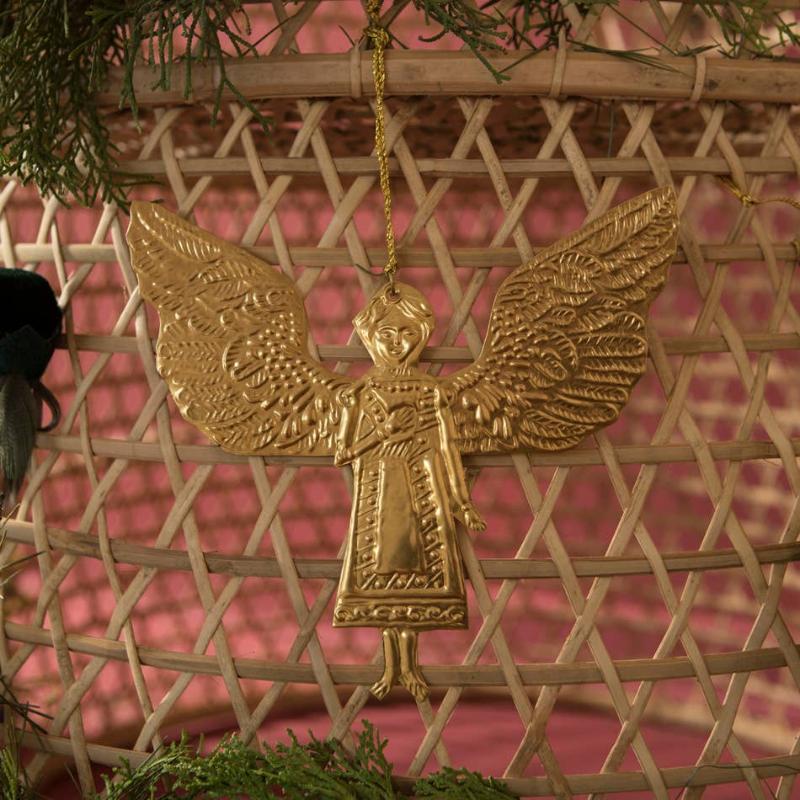 Décoration en laiton Lady Angel