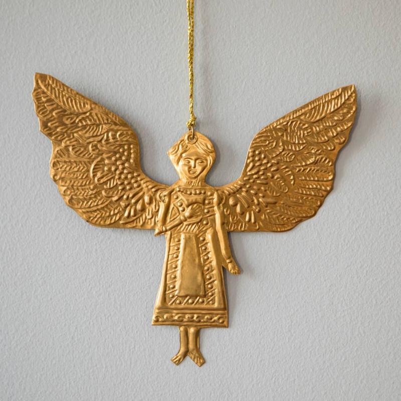Décoration en laiton Lady Angel