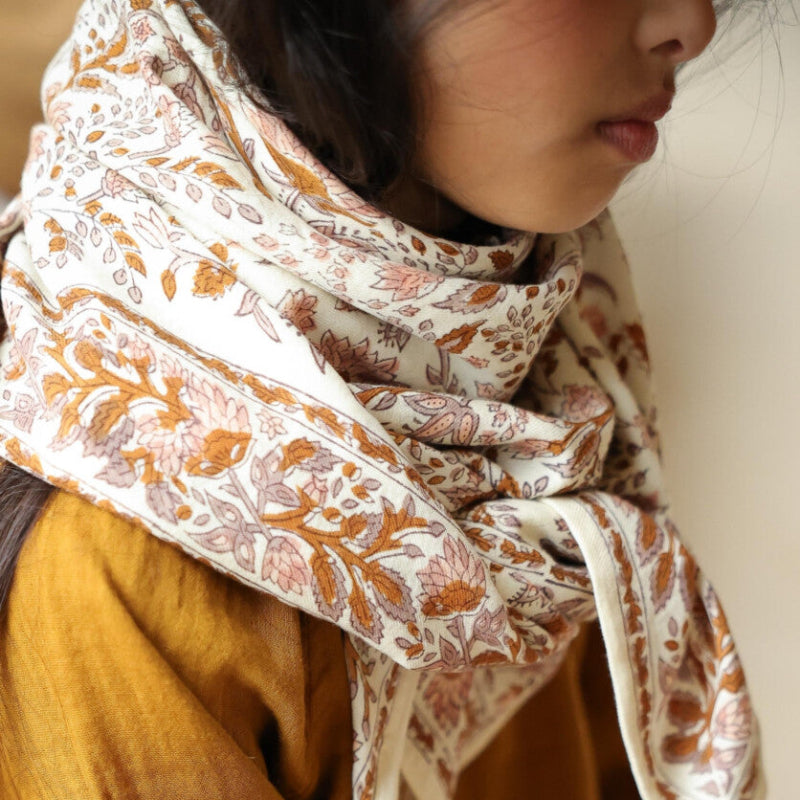 Foulard grand format - Rhapsody Poudré