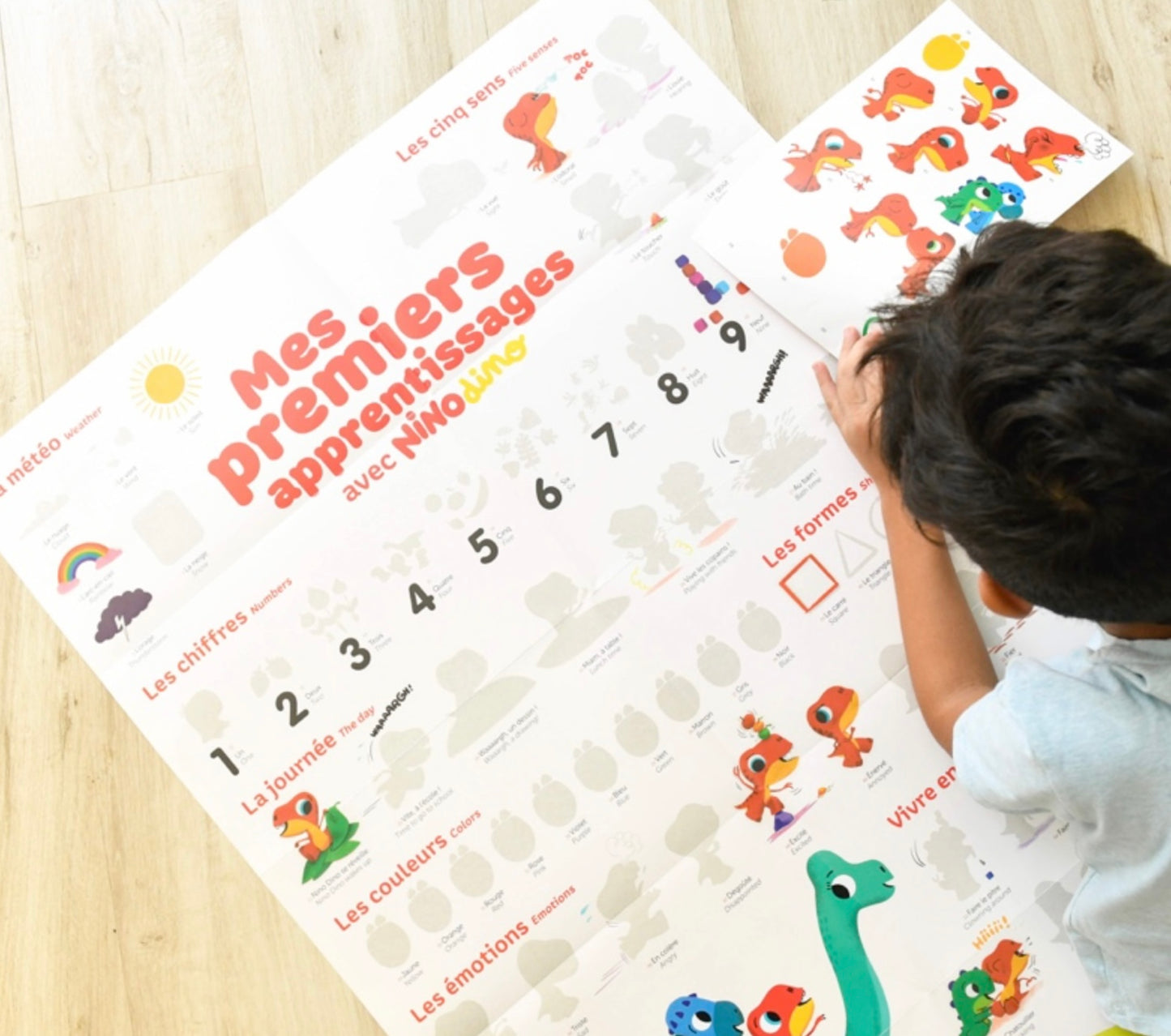 Mes premiers apprentissages - 60 stickers repositionnables