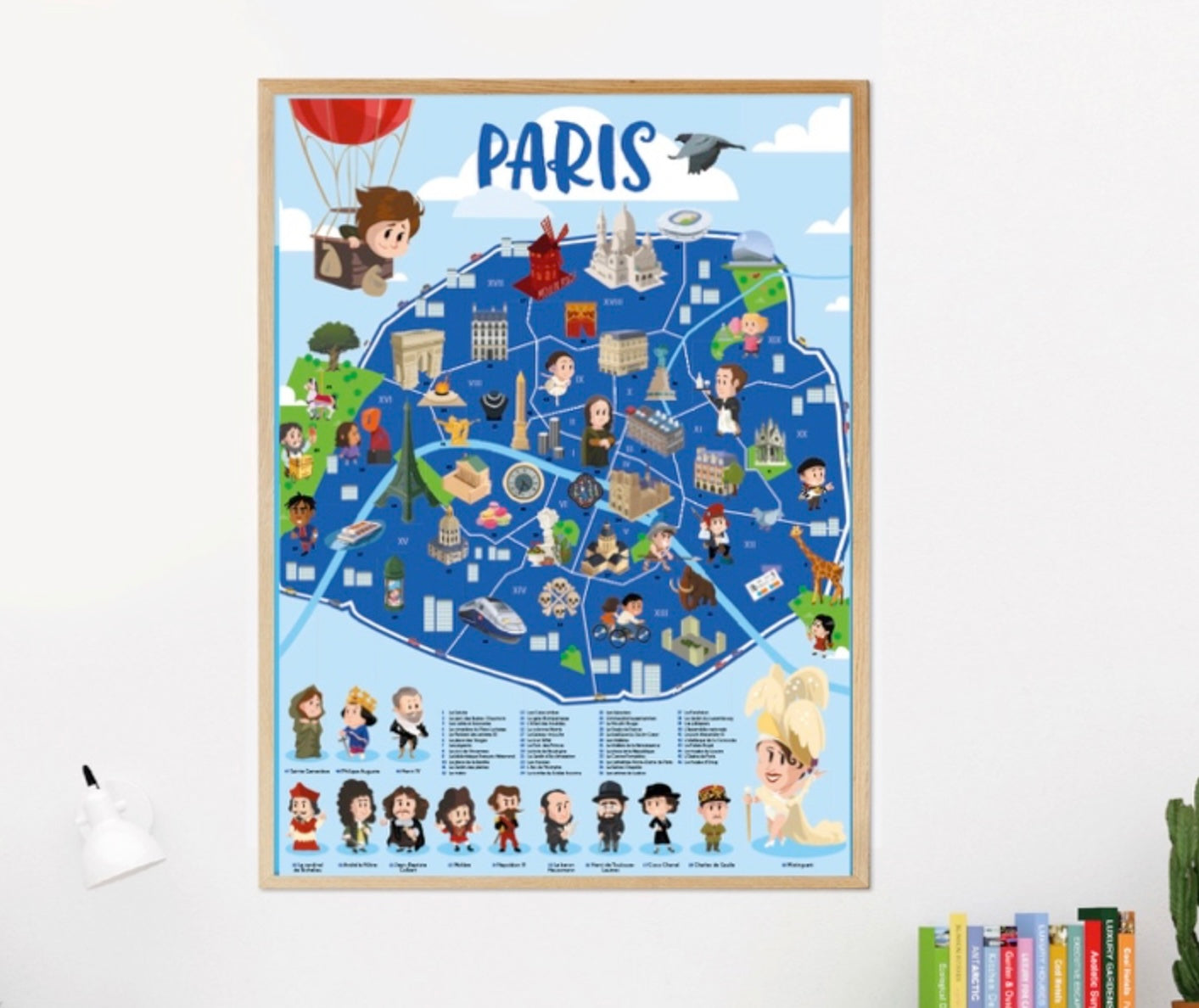 Paris- 53 stickers repositionnables