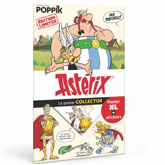 Astérix le poster collector- 44 stickers repositionnables