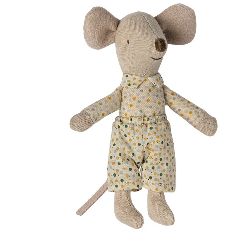 Souris Petit Frère dans sa boîte assortie