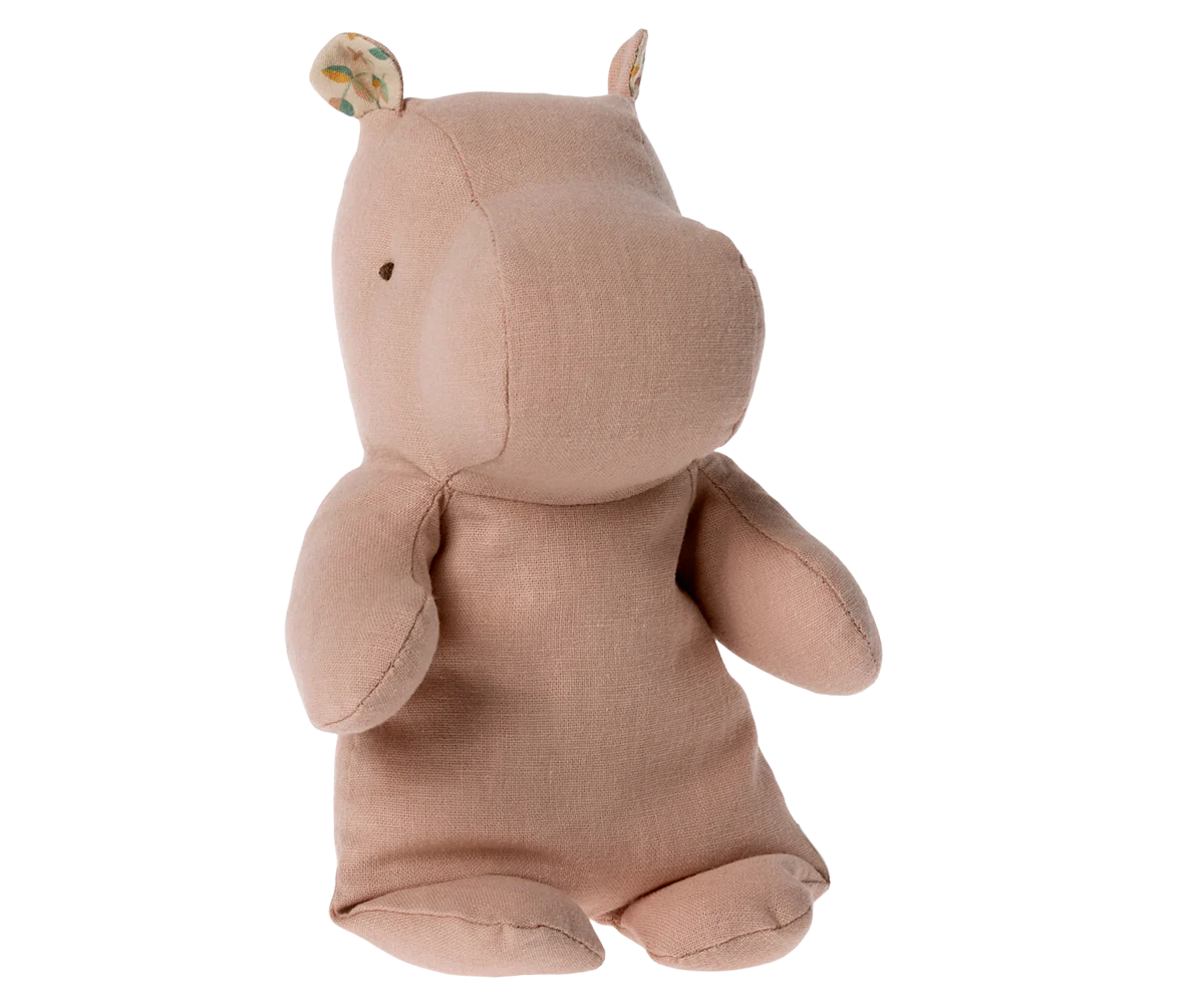 Hippo Small Soft Rose - Doudou Safari friends