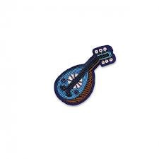 Broche brodée main - Oud