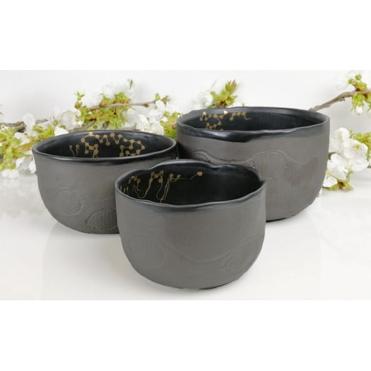Bol Moon black et doré - Medium
