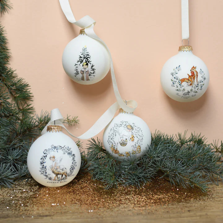 Boule de Noël - La Ronde des Lapins
