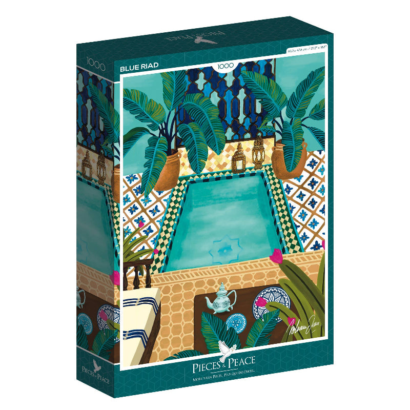 Puzzle 1000 Pièces - Blue Riad