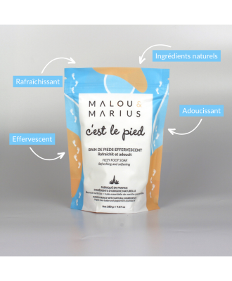 Bain de Pieds Poudre Effervescente