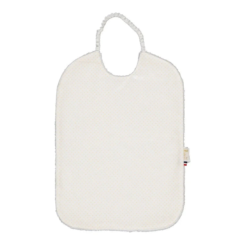 Bavoirs serviette de cantine à col élastique pois dorés