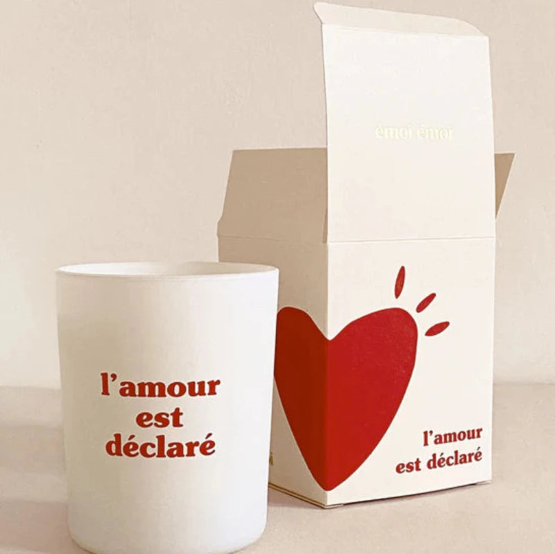 Bougie parfumée - L'amour est déclaré - Senteur figuier