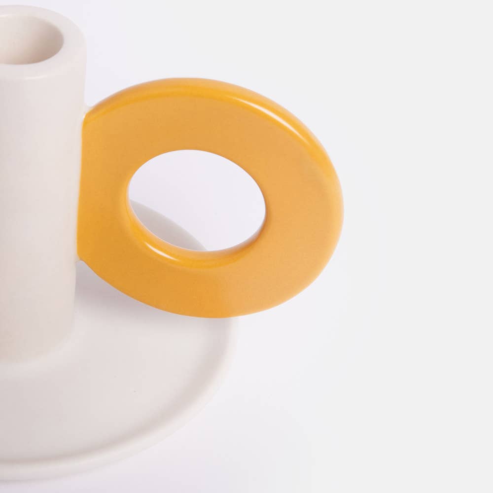 Bougeoir Cream & Mustard Loop