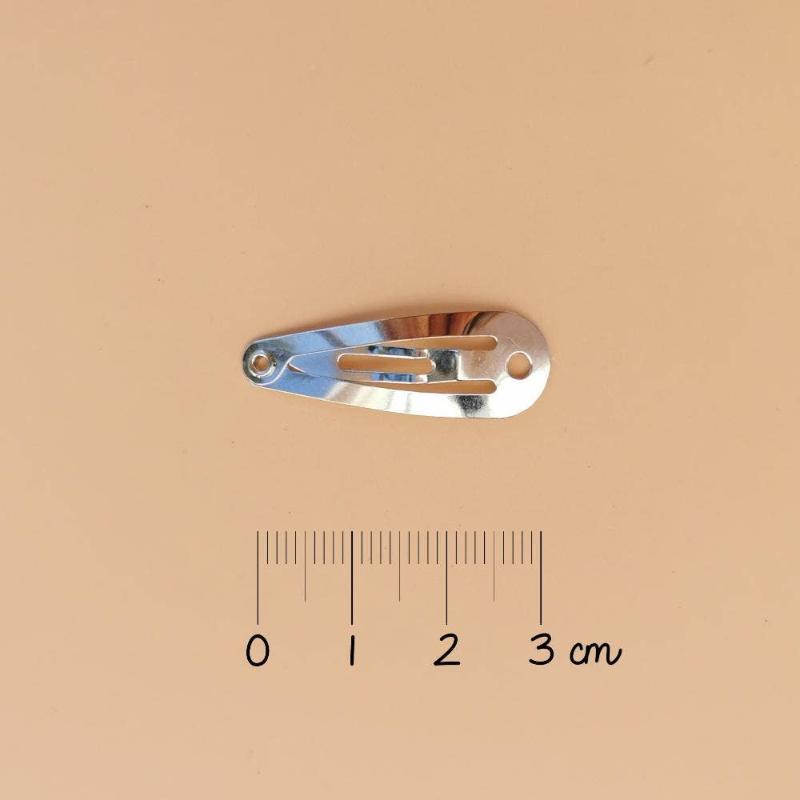 Barrettes mini papillon - Liberty Hannah rose - Bleu (paire)