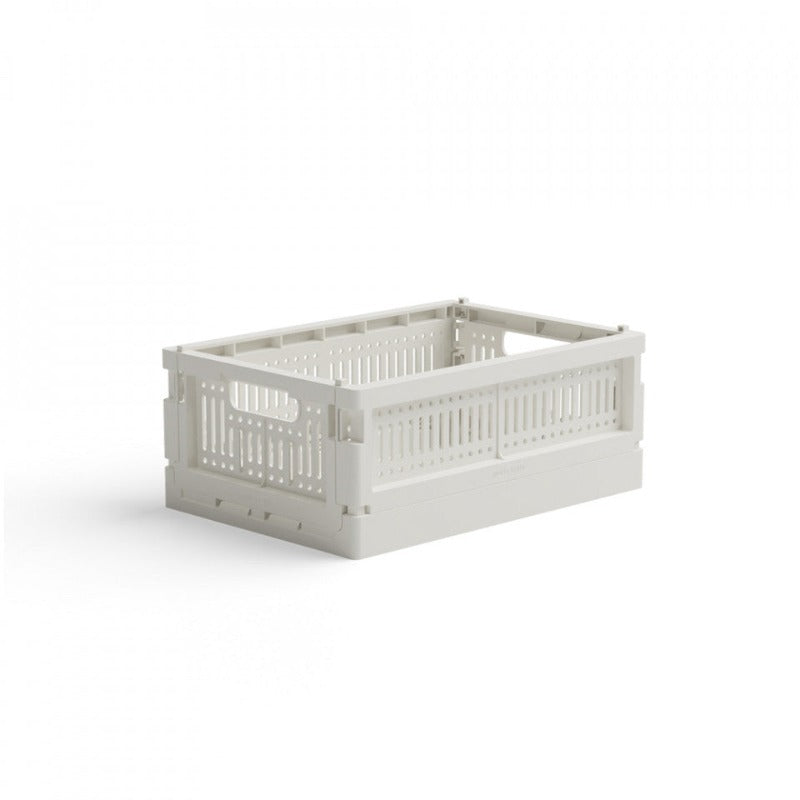 Caisse pliable de rangement - Mini - Milk