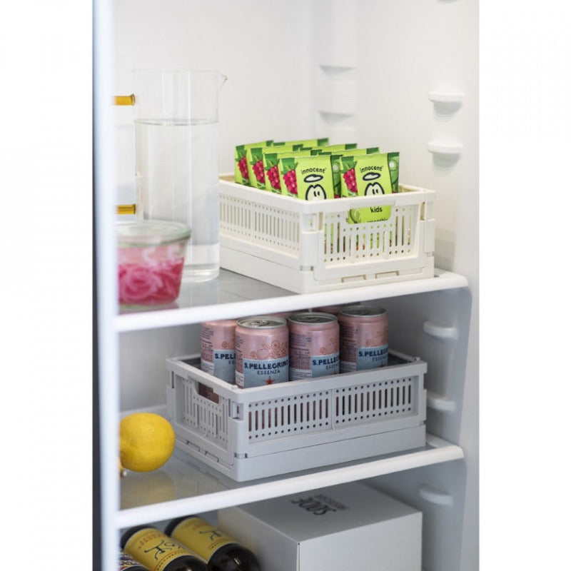 Caisse pliable de rangement - Mini - Milk