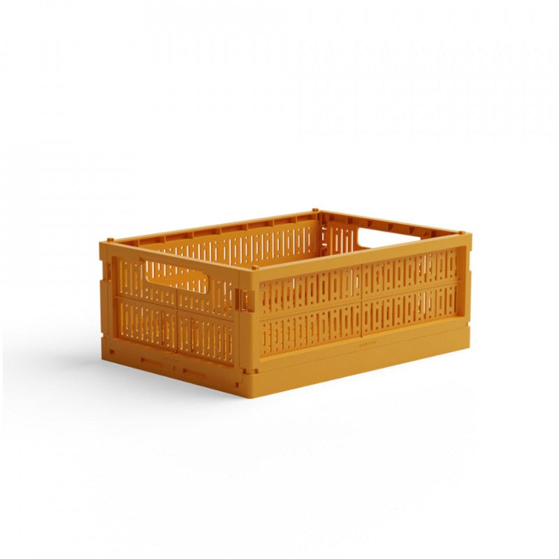 Caisse pliable de rangement - Midi - Moutarde
