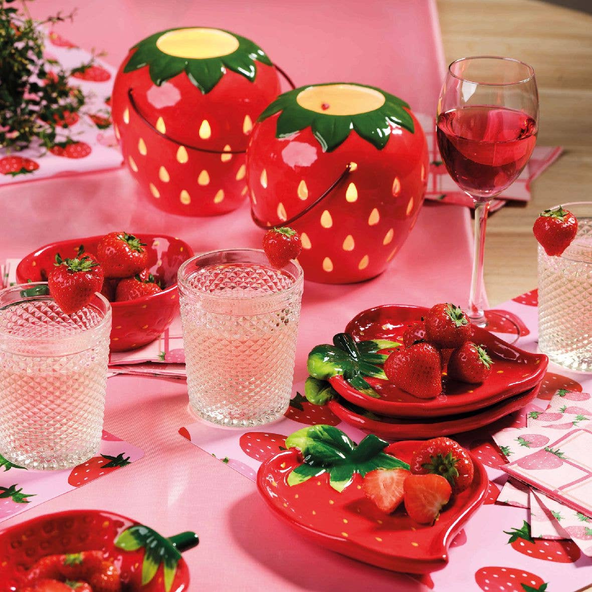 Assiette Coupelle Fraise