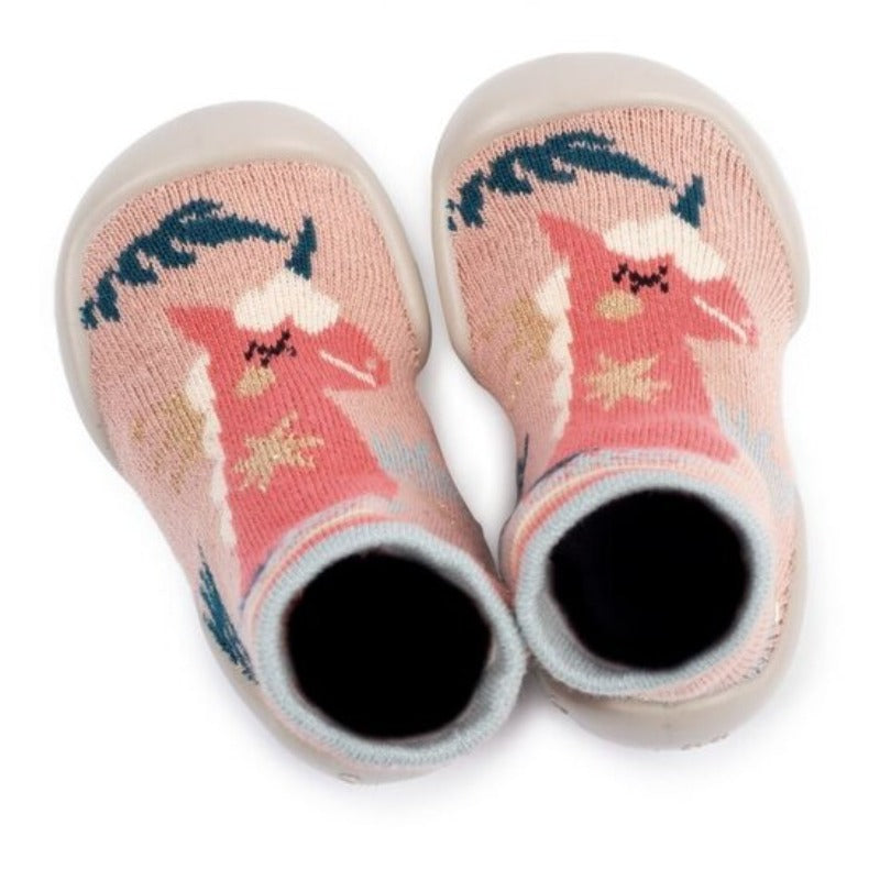 Chaussons chaussettes Unicorn Made in France de la marque Collégien