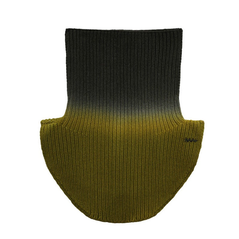 Col Deep Dye Kaki en cachemire