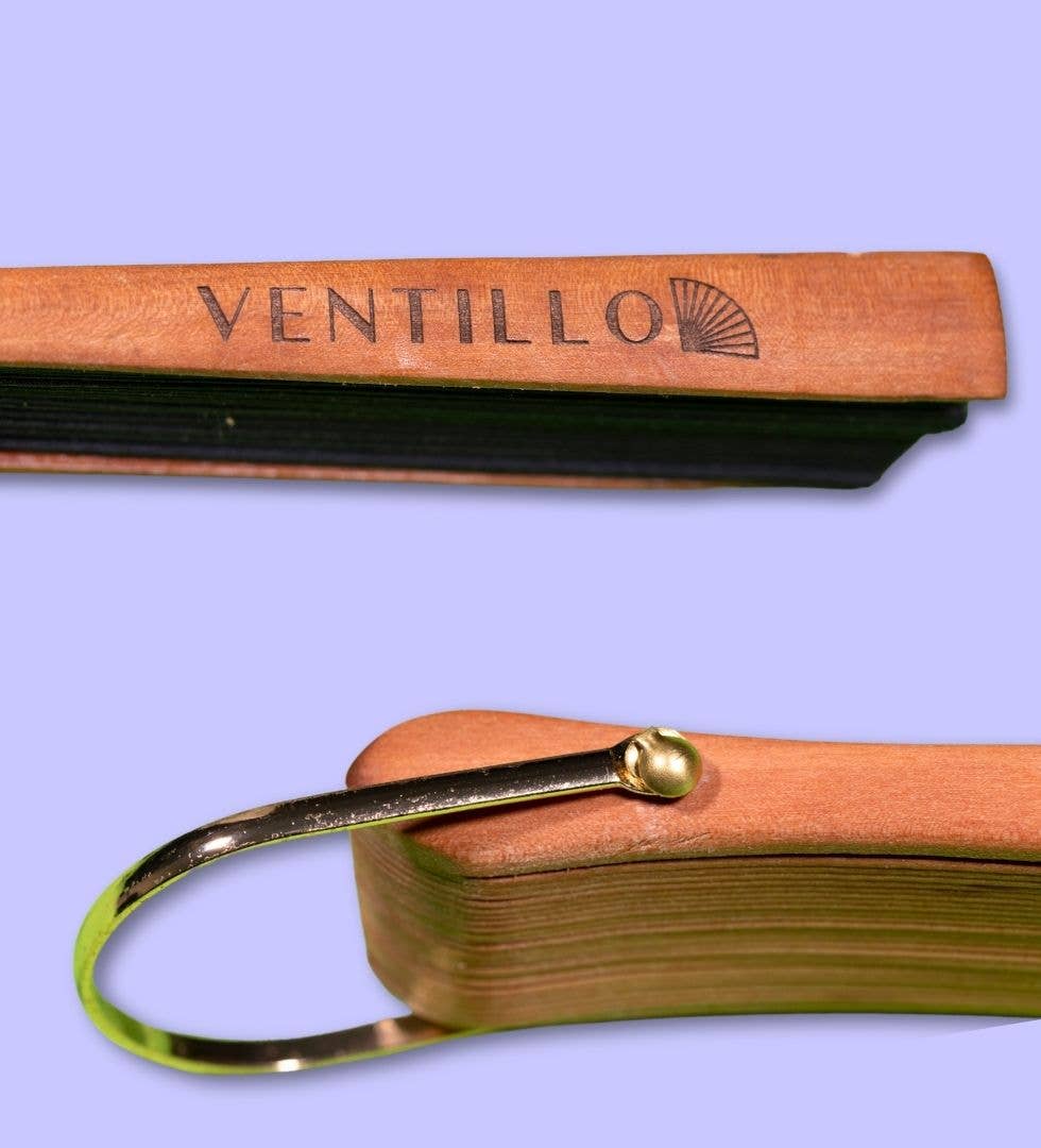 Eventail Leo rose 8