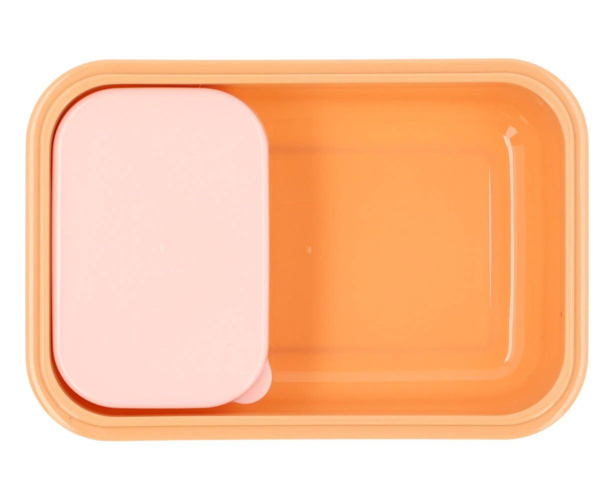 Boîte à goûter rose Stripes - Bento