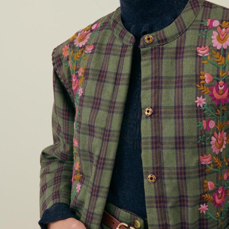 Veste Maura - Green Tartan