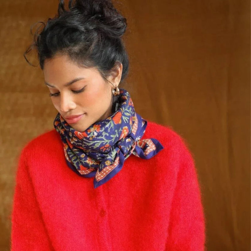 Foulard grand format - Mina Indigo