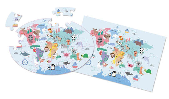 Je découvre les animaux du monde - Coffret d’éveil