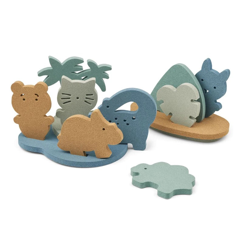 Jouets pour le bain George en mousse