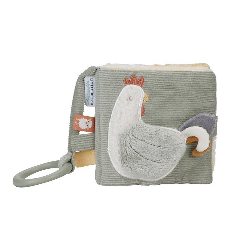 Les bébés ne s’ennuieront jamais avec ce <strong>livre d’activités coloré de la collection Little Farm.</strong></p> <p><meta charset="UTF-8"><span>Il y a beaucoup à découvrir avec les différents matériaux. C</span>e livre tout doux stimulera<strong> les sens de bébé et </strong>développera<strong> la coordination main-œil