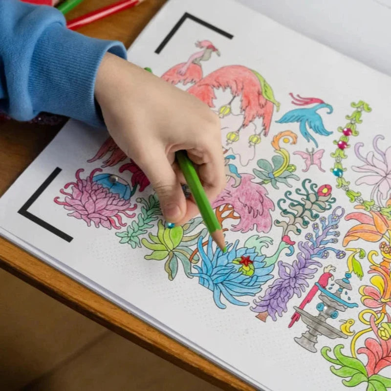 Les Mille et une Nuits - Aladdin et la lampe magique - Coloriage animé