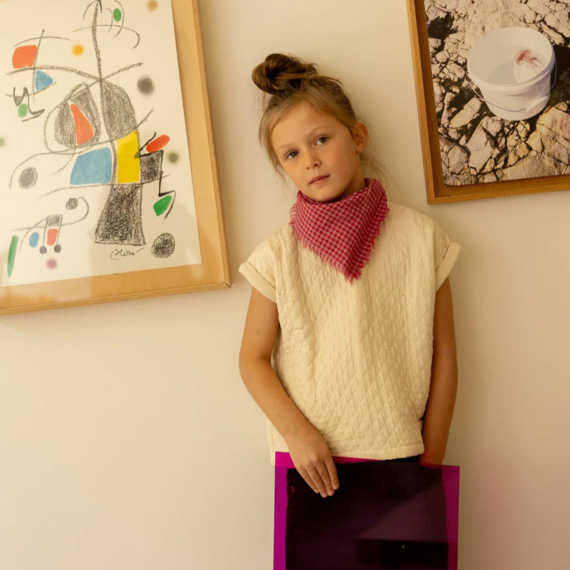 Foulard Manika - Khadi Fuchsia