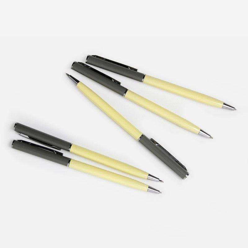 Stylo à bille Paille Béton