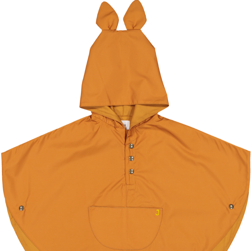 Une superbe cape de pluie imperméablesà oreilles pour protéger les kids des petites et grandes averses.