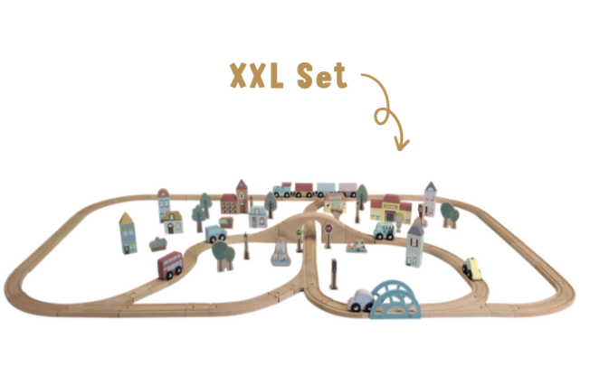 Circuit de train XL en Bois - Pure Railway
