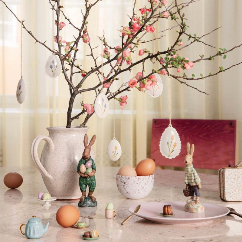 Décoration Oeuf de Pâques - Ornement en métal