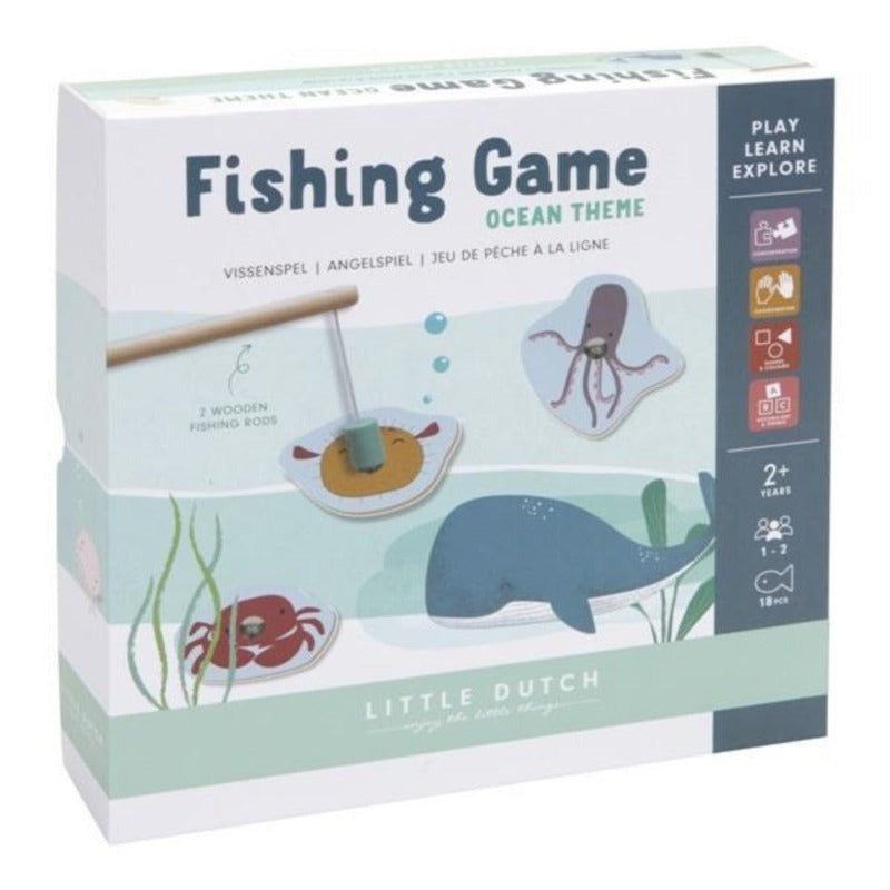 Visuel de la boite du jeu de pêche à la ligne de Little Dutch.